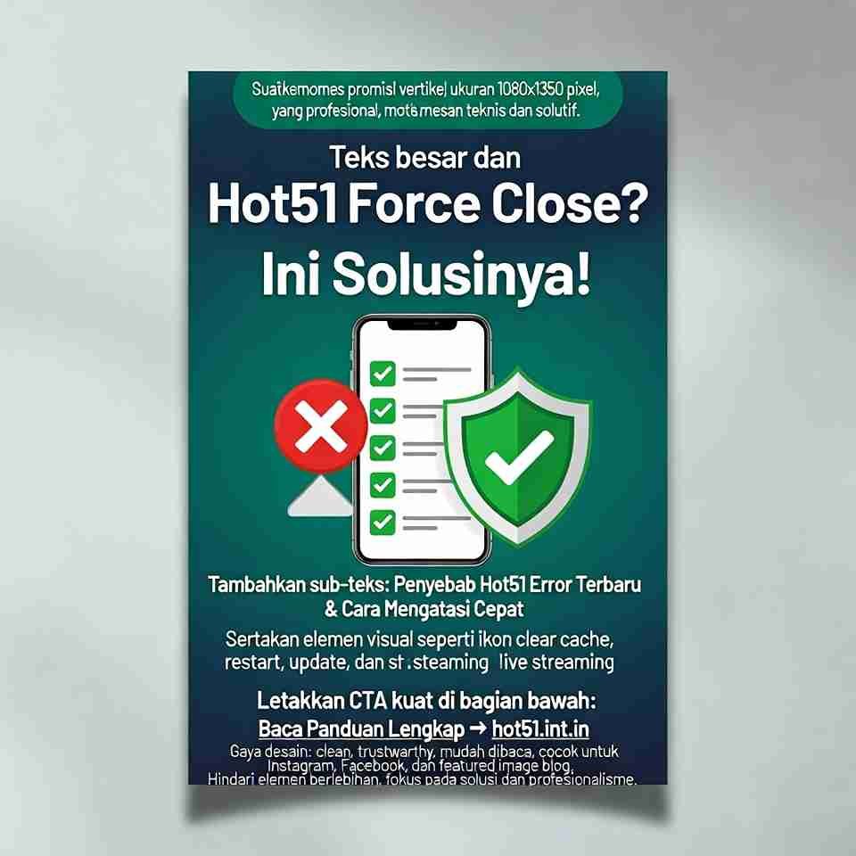 Hot51 Force Close: Penyebab & Cara Mengatasinya