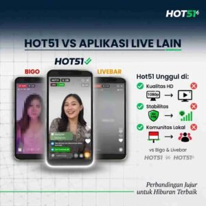Hot51 Dibanding Aplikasi Live Lain: Mana yang Lebih Baik?