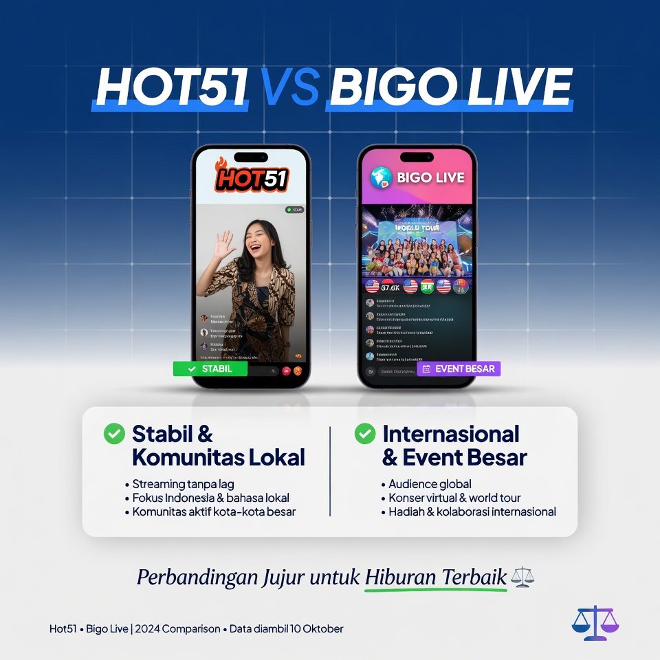 Hot51 Atau Bigo Live: Mana yang Lebih Baik?