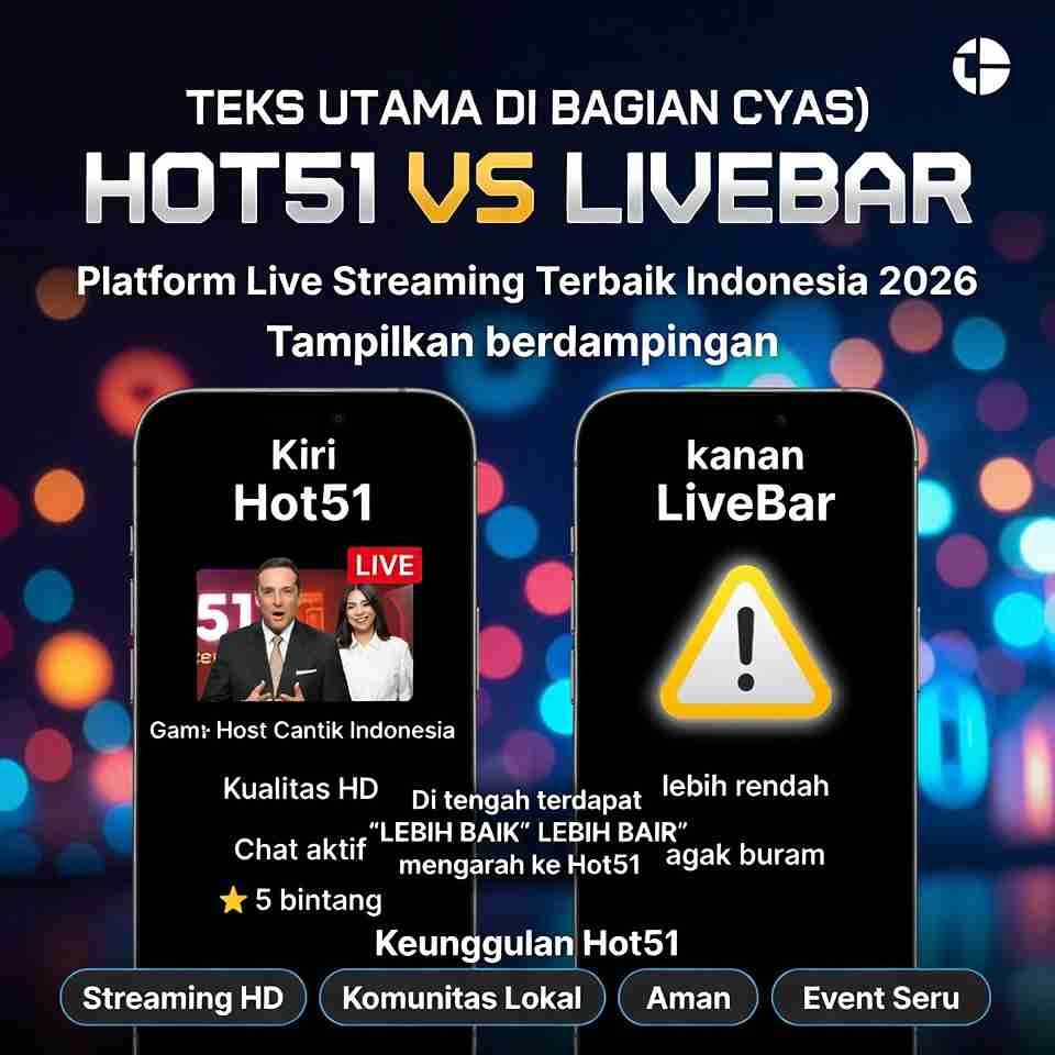Hot51 vs LiveBar: Mana yang Lebih Baik untuk Hiburan Live Streaming di Indonesia?